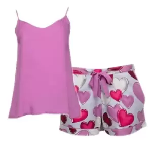 Image of Cyberjammies Viola Heart Cami Set - Pink