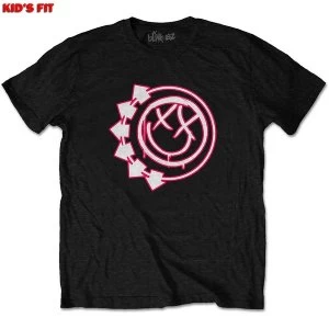 Image of Blink-182 - Six Arrow Smiley Kids 5 - 6 Years T-Shirt - Black