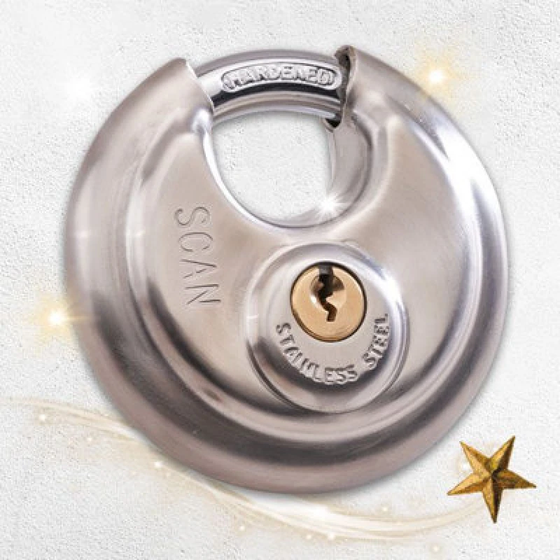 Image of Scan Disc Padlock 70mm - Xms23Paddisc