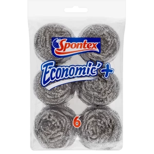 Image of Spontex Eco Stainless Steel Scourer - Pack of 6