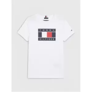 Image of Tommy Hilfiger Global Stripe Flag Tee S/S - Blue