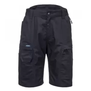 Image of Portwest Mens KX3 Ripstop Shorts (42S) (Black) - Black
