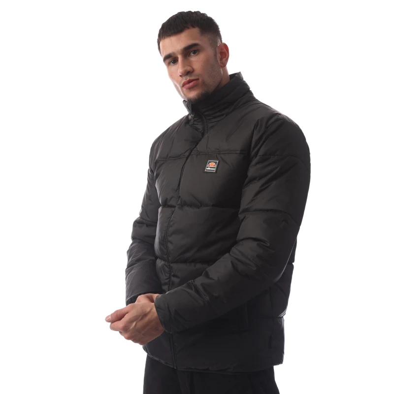 Image of Ellesse Black Badge Puffer Jacket Black male S