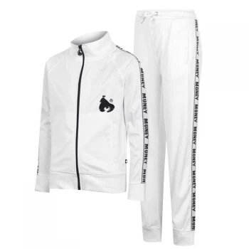 Image of Money Tricot Jogging Set - Bright White