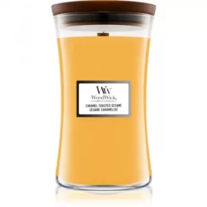 Image of WoodWick Caramel Toasted Sesame Scented Candle 609.5g