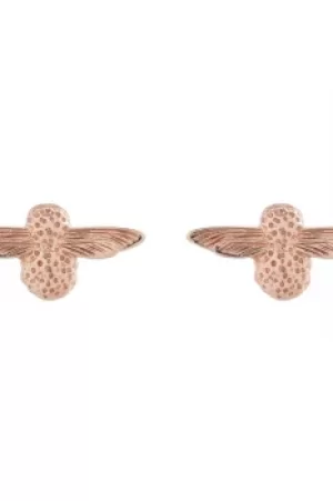 Image of Ladies Olivia Burton Rose Gold Plated 3D Bee Stud Earrings OBJ16AME23