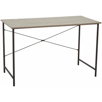 Image of Premier Housewares - Bradbury Grey Oak Desk