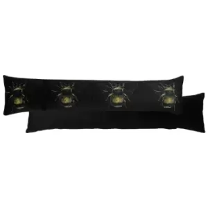 Image of Gold Bee Draught Excluder Black