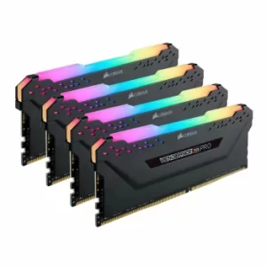 Image of Corsair Vengeance RGB Pro 32GB Memory Kit (4 x 8GB), DDR4, 3600MHz (PC4-28800), CL16, XMP 2.0, Black
