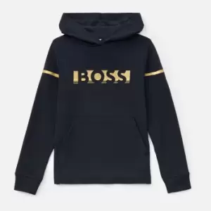 Image of Hugo Boss Boys' Hooded Sweatshirt - Navy - 14 Years