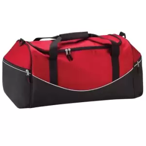 Image of Quadra Teamwear Holdall Duffle Bag (55 Litres) (One Size) (Classic Red/Black/White)