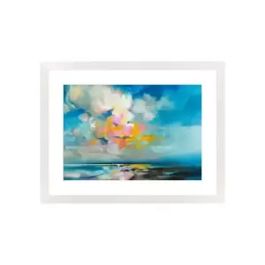 Image of Scott Naismith Jura Blue Framed Art - 60 x 80