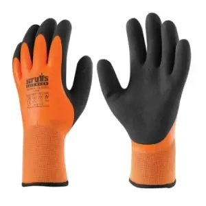 Image of Scruffs Thermal Gloves Orange - XL / 10