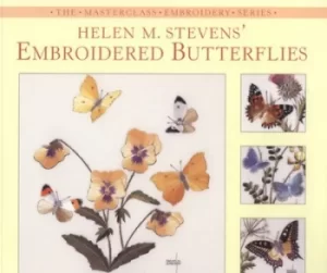 Image of Helen M Stevens embroidered butterflies by Helen M Stevens
