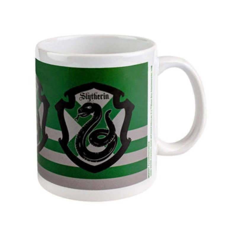 Image of Harry Potter Slytherin Stripe Mug Bright Green unisex