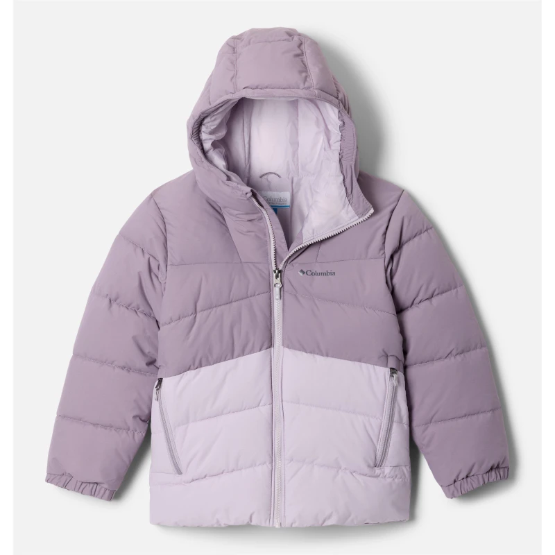 Image of Columbia Kids Arctic Blast Waterproof Insulated Hooded Ski Jacket Purple male 7-8 (S)