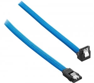Image of ModMesh 30cm Right Angle SATA 3 Cable - Light Blue