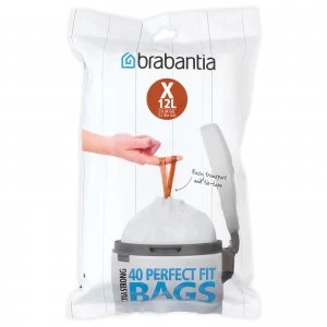Image of Brabantia PerfectFit Dispenser Pack X - 12 Litre (Pack of 40)