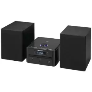 Image of Denver MDA-270 Audio system AUX, Bluetooth, CD, DAB+, FM, USB, Incl. remote control, Incl. speaker box 2 x 5 W Black