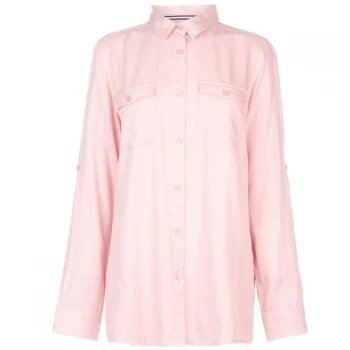 Image of Kangol Military Long Sleeve Shirt Ladies - Pink