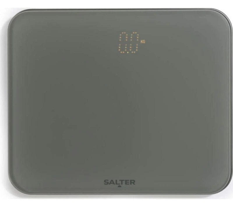 Image of SALTER Shadow Digital Bathroom Scale - Grey, Silver/Grey 5054061617658