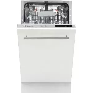 Image of Sharp QW-S12I492X-EN Slimline Fully Integrated Dishwasher