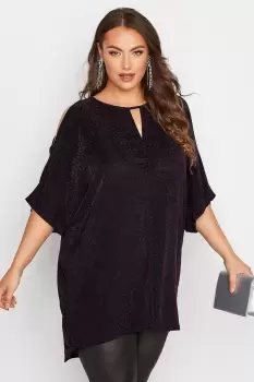 Image of Cold Shoulder Cape Top