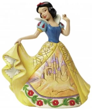 Image of Disney Traditions Castle in The Clouds Snow White Figurine.