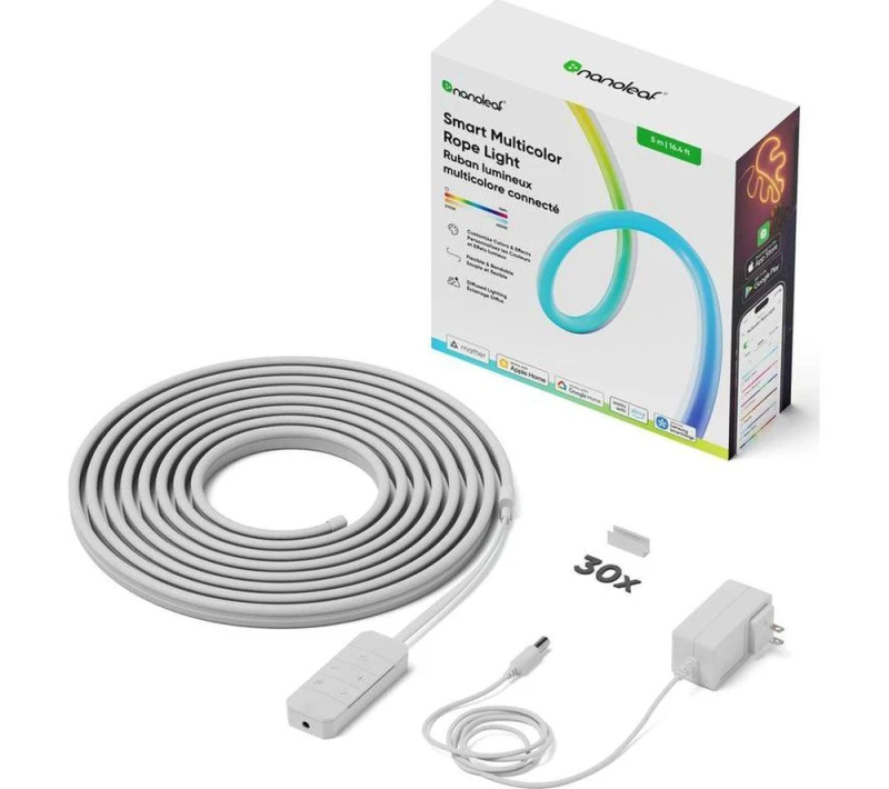 Image of NANOLEAF Matter Smart Multicolor Rope Light - 5m 4895263603299