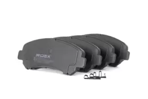 Image of RIDEX Brake pad set NISSAN,SUZUKI 402B0173 AY040NS132,AY040NS152,AY040NS173 D10603UB0A,D10609DF0A,D10609N00A,D10609N50A,D1060ET01A,D1060JD00A
