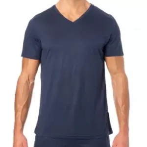 Image of HOM Cocooning Short Sleeve T-Shirt - Navy S