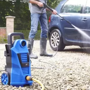Image of Neo Direct Electric High Pressure Washer With Car Brush - Blue