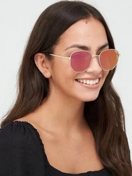 Image of Quay Australia Big Time Round Sunglasses