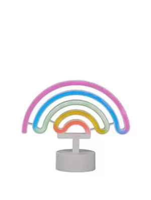 Image of Glow Neon Rainbow Table Lamp