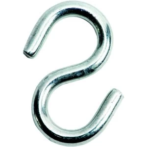 Image of Wickes Zinc Plated S Hooks 4mm Pack 5