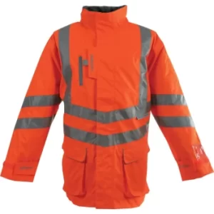 Image of PR502 Hi-vis Orange 3XL Storm Coat