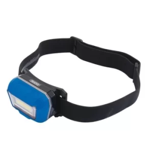 Image of Draper Rechargeable COB LED Head Torch, 3W, 300 Lumens