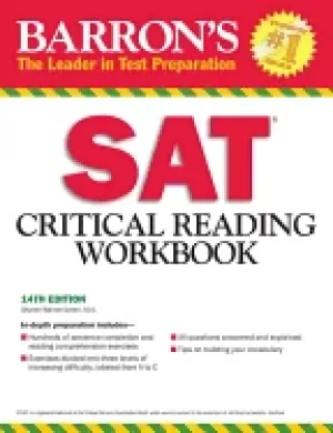 Image of barrons sat critical reading workbook 14th edition