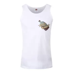 Image of Grindstore Mens Suns Out Rums Out Vest Top (L) (White)