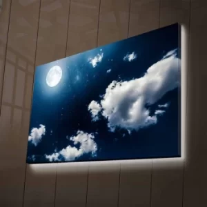 Image of NASA-019 Multicolor Decorative LED Lighted Canvas Painting