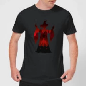 Image of Harry Potter McGonagall Silhouette Mens T-Shirt - Black