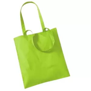 Image of Westford Mill Promo Bag For Life - 10 Litres (One Size) (Lime)