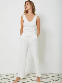 Image of Mint Velvet Rib Vest - Cream