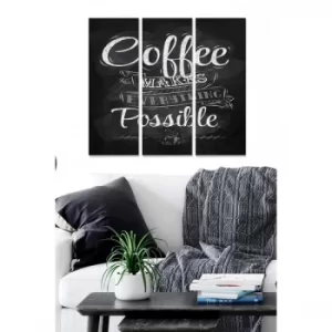 Image of MDF29786313 Multicolor Decorative MDF Painting (3 Pieces)