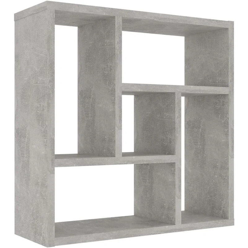 Image of VIDAXL Vidaxl - Wall Shelf Concrete Grey 45.1x16x45.1cm Engineered Wood 8720286017463