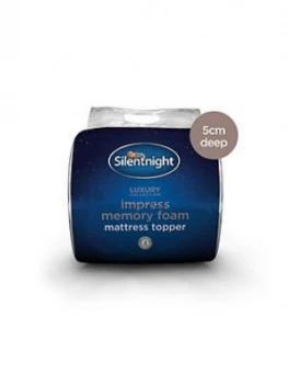 Image of Silentnight Impress 5Cm Memory Foam Mattress Topper