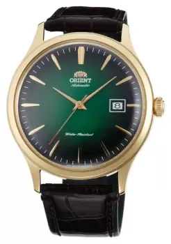 Image of Orient FAC08002F0 Bambino Mechanical (42mm) Green FumA Dial Watch