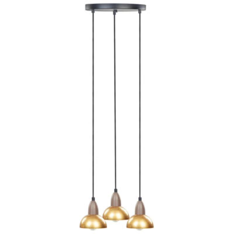 Image of Beliani Pendant Lamp Castaly Metal Brass