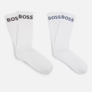 Image of BOSS Bodywear Mens 2-Pack Regular Sports Socks - Natural - UK 9-12