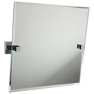 Image of Croydex Chester Flexi-Fix Bathroom Mirror - Chrome